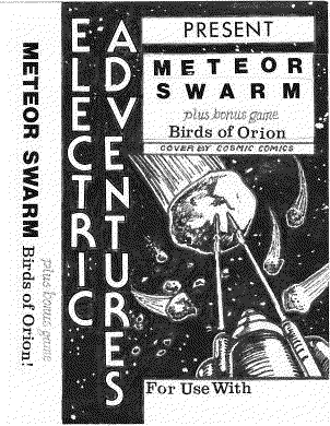 Meteor Swarm/Birds of Orion original cover art